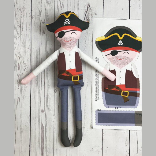 ušij si panenku - pirát Kuba